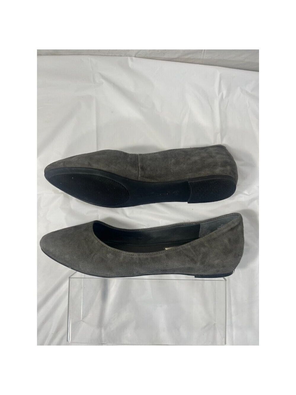 Audrey Brooke Mojito Suede Flats  Grey